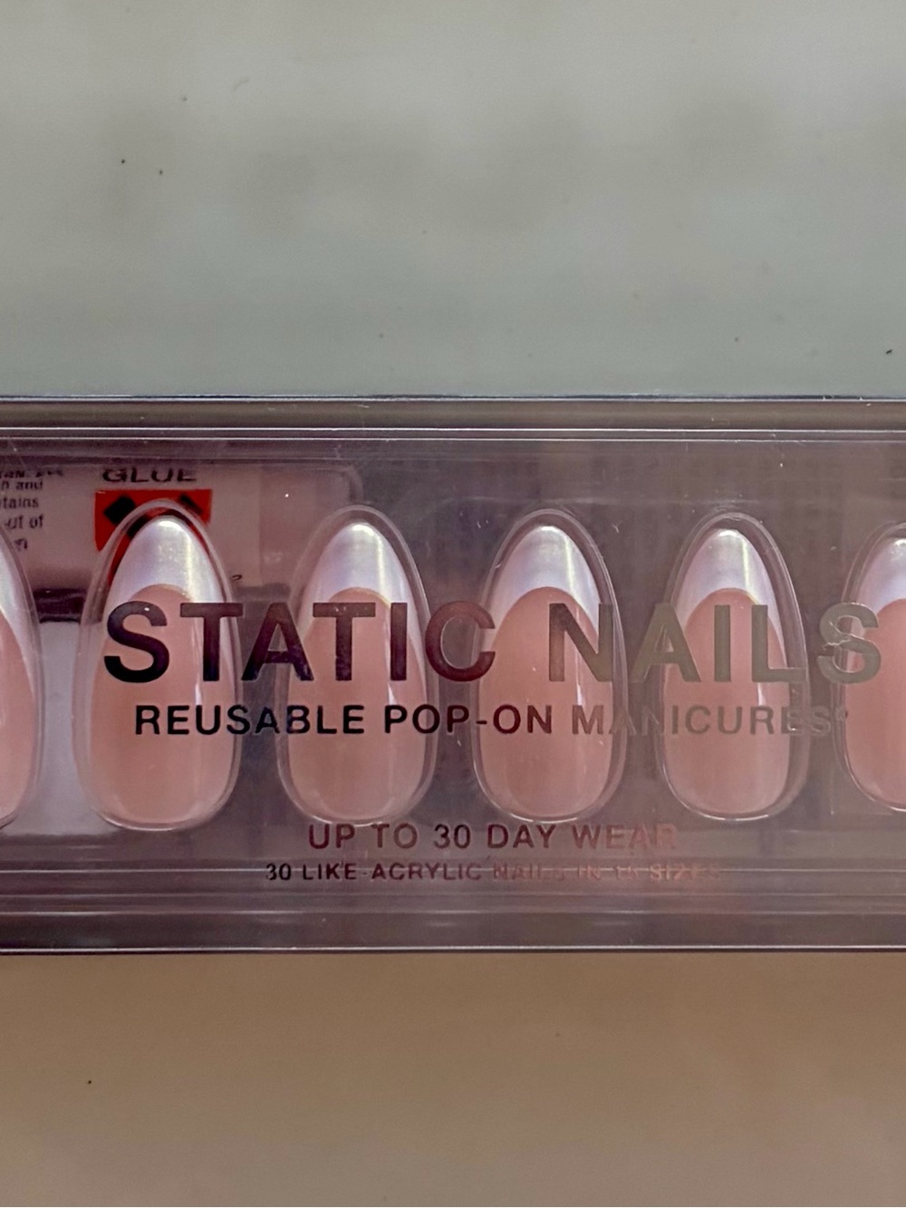 Static Nails Reusable Press-On Manicure in Nude Pink